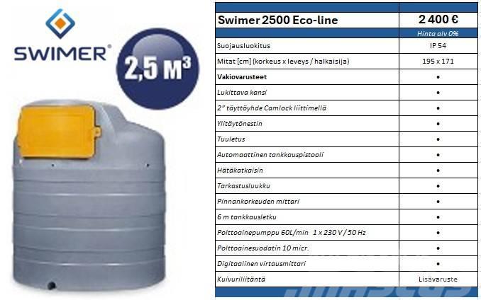 Swimer 2500L polttoainesäiliö valuma-altaalla Tanques