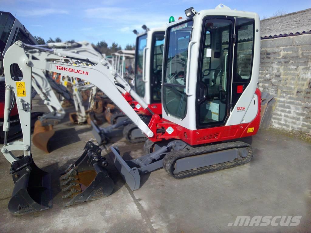 Takeuchi TB216 Miniexcavadoras