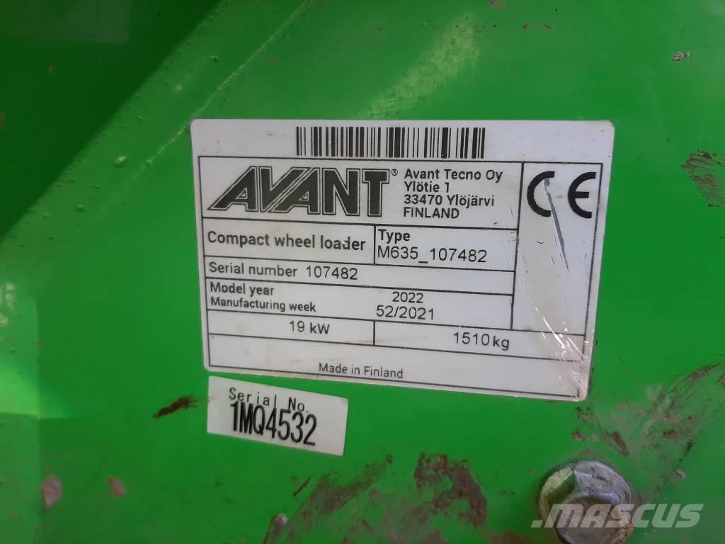 Avant 635 Cargadoras multifunción