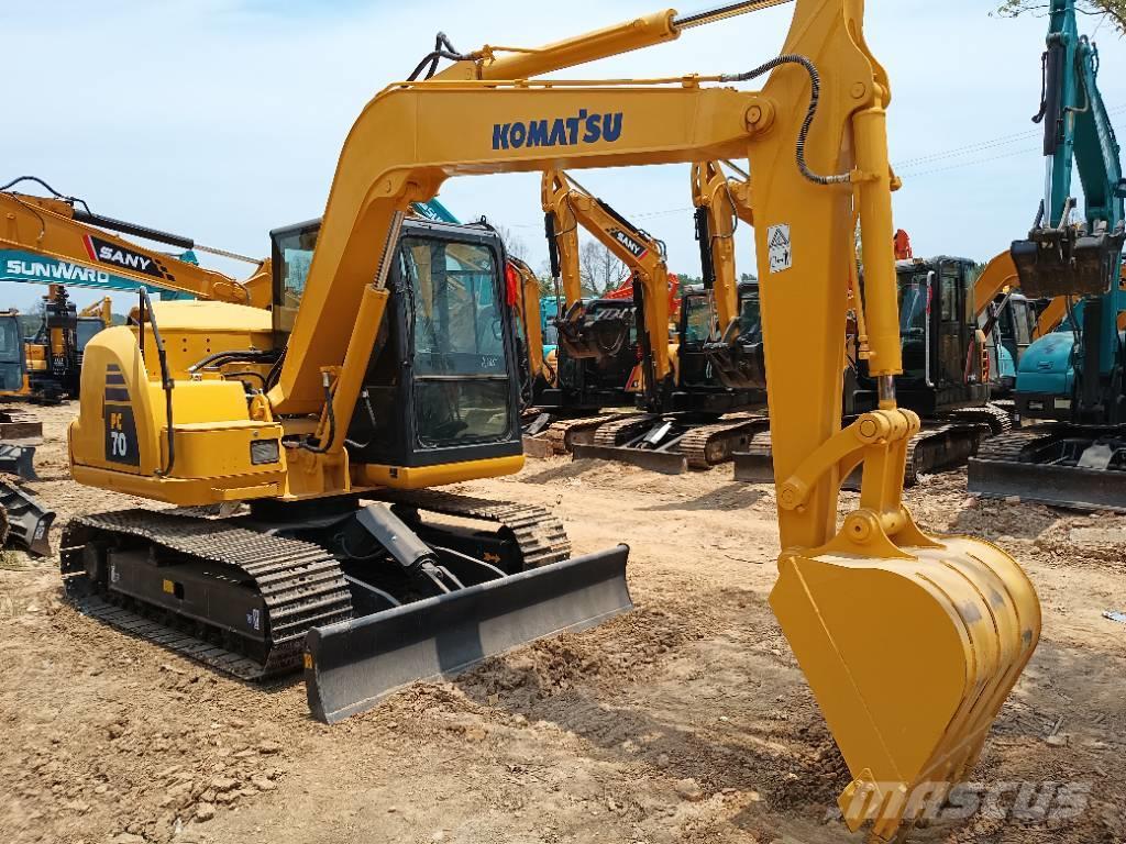 Komatsu PC 70 Excavadoras sobre orugas