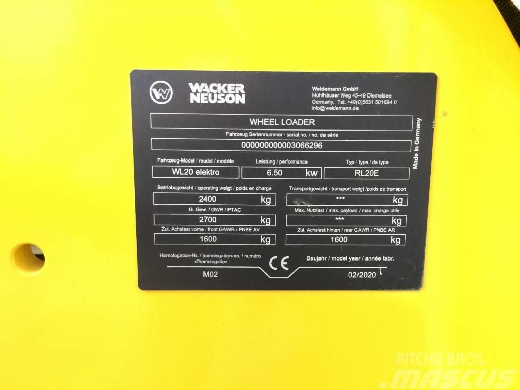 Wacker Neuson WL20e Cargadoras sobre ruedas