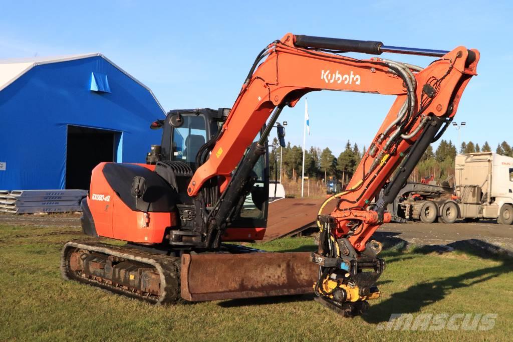 Kubota KX080-4a Miniexcavadoras