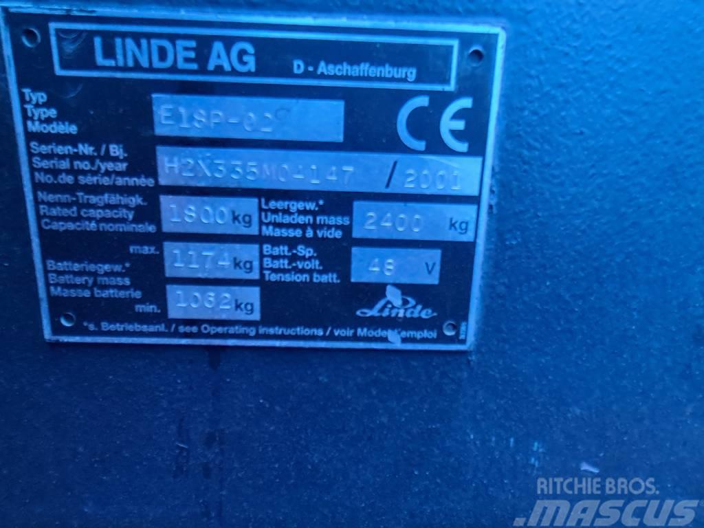 Linde E16P Carretillas de horquilla eléctrica