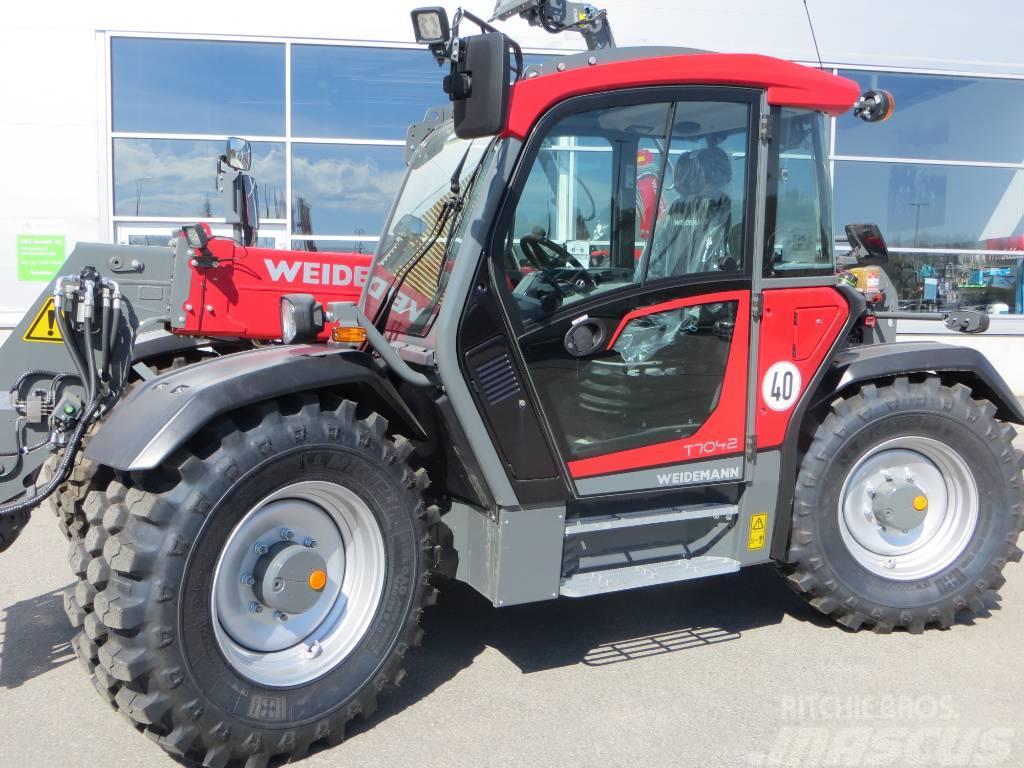 Weidemann T7042 Kurottaja Manipuladores telescópicos agrícolas