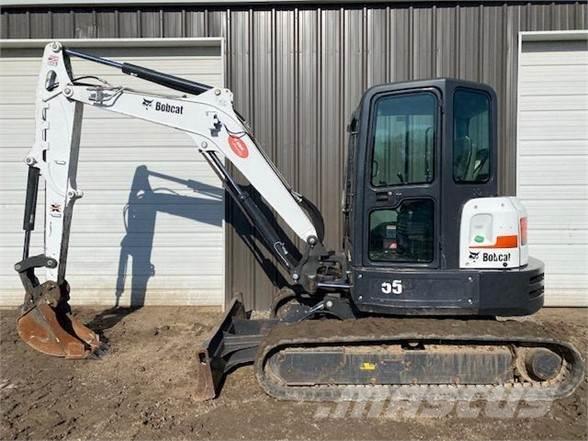 Bobcat E55 Excavadoras sobre orugas