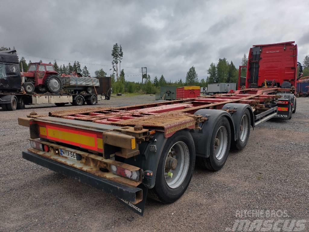 Kögel Hanhenkaula konttivaunu,jatkoperä Semirremolques portacontenedores