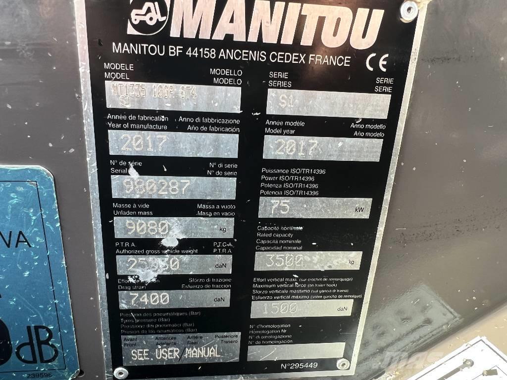 Manitou MT 1335 Carretillas telescópicas