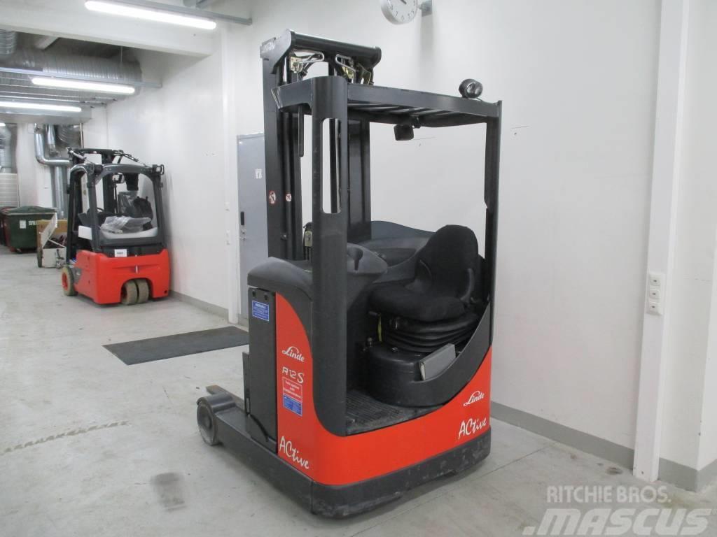 Linde R 12 Montacargas de alcance de gran altura