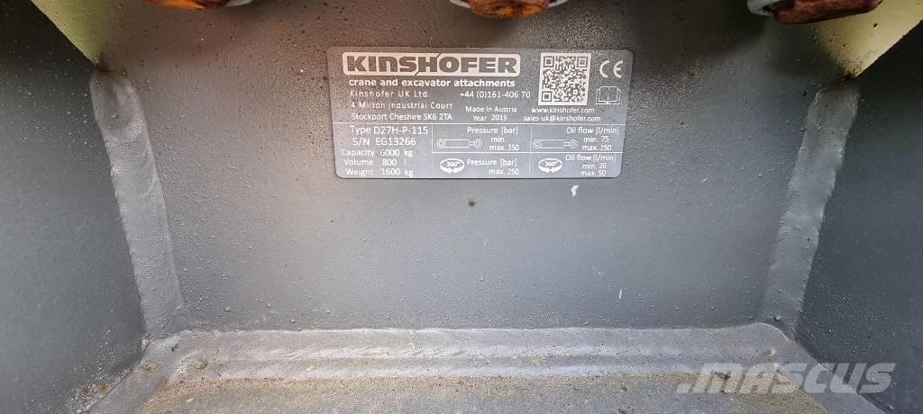 Kinshofer d27h Pinzas