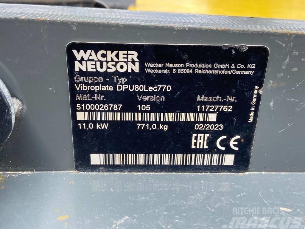 Wacker Neuson DPU80Lec770 Placas compactadoras