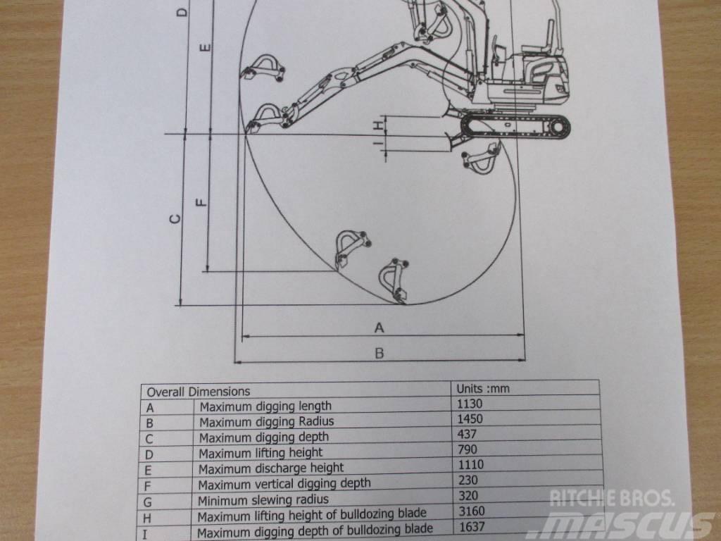 Titan TL18E Minigraver Miniexcavadoras