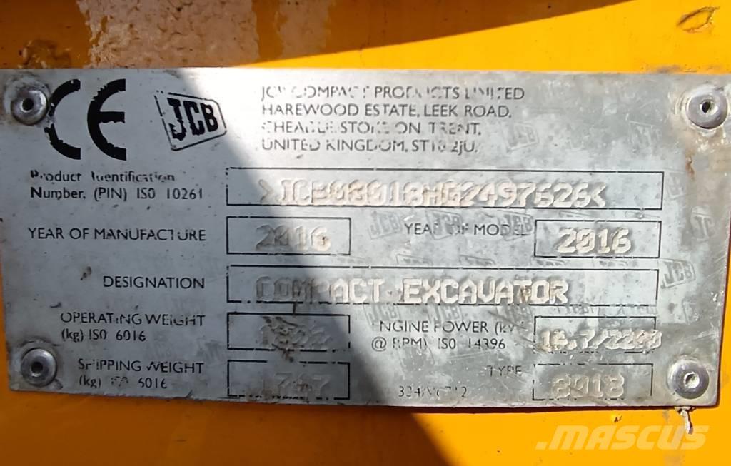 JCB 8018 CTS Miniexcavadoras