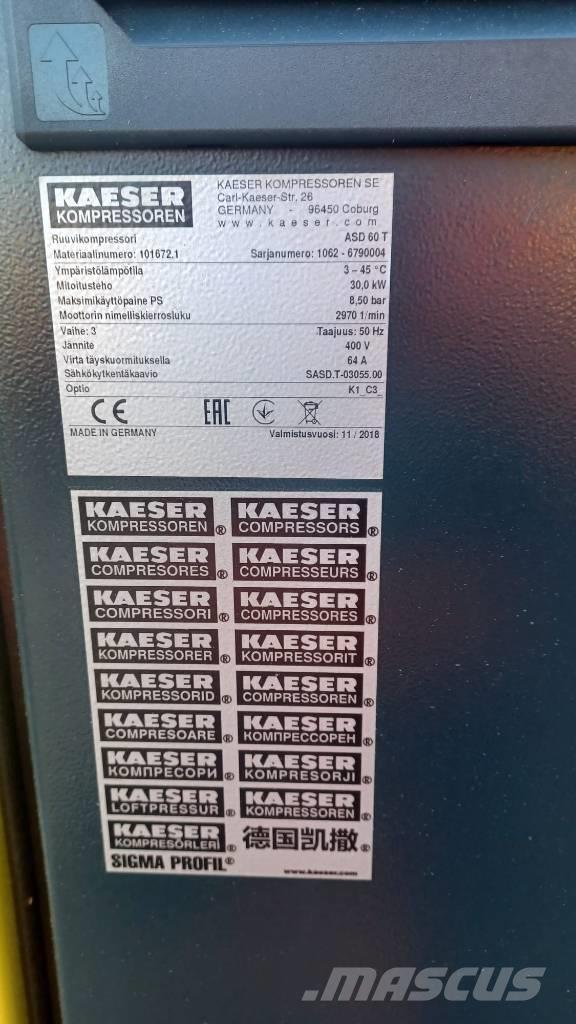 Kaeser ASD 60T Compresoras