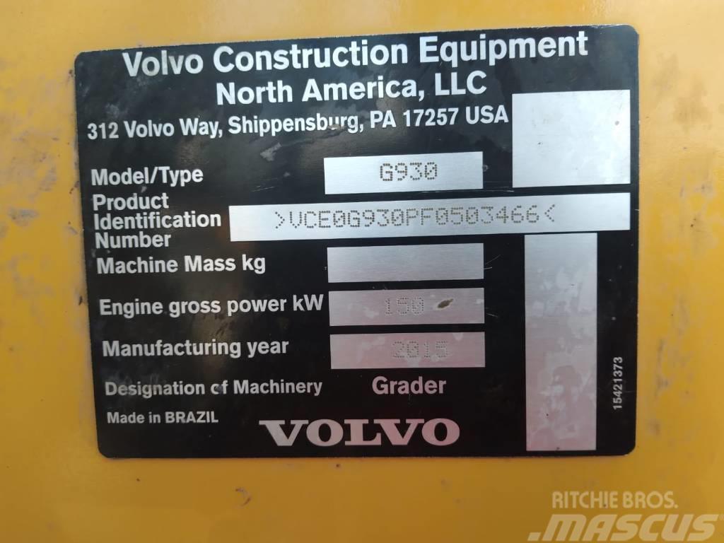 Volvo G 930 Niveladoras