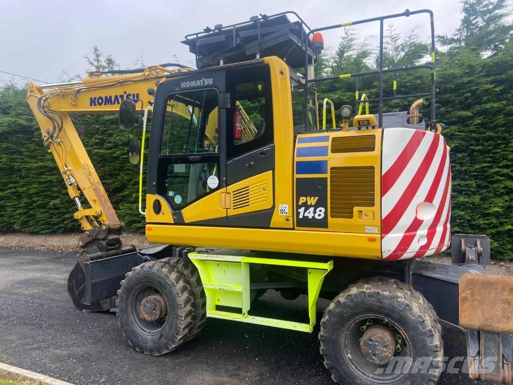 Komatsu PW 148 Excavadoras de ruedas