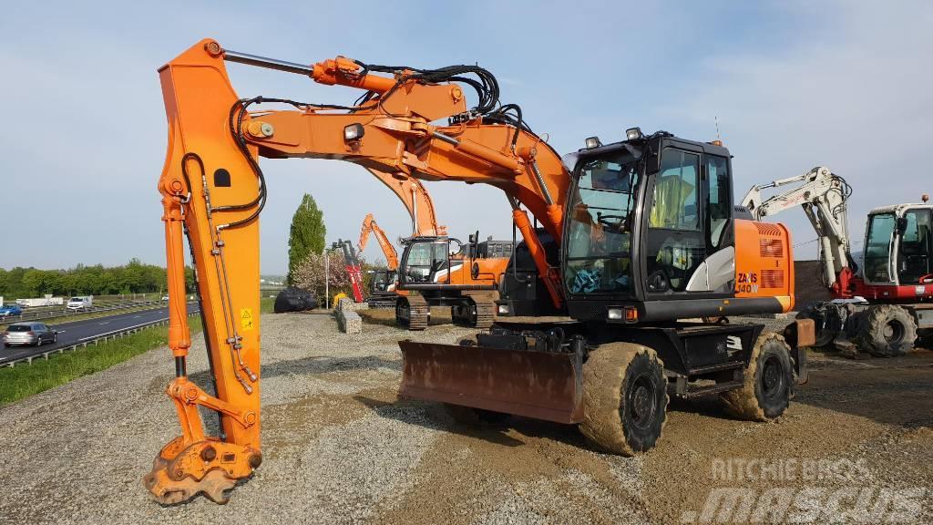 Hitachi ZX140W Excavadoras de ruedas