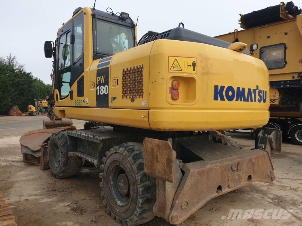 Komatsu PW180-7 Excavadoras de ruedas