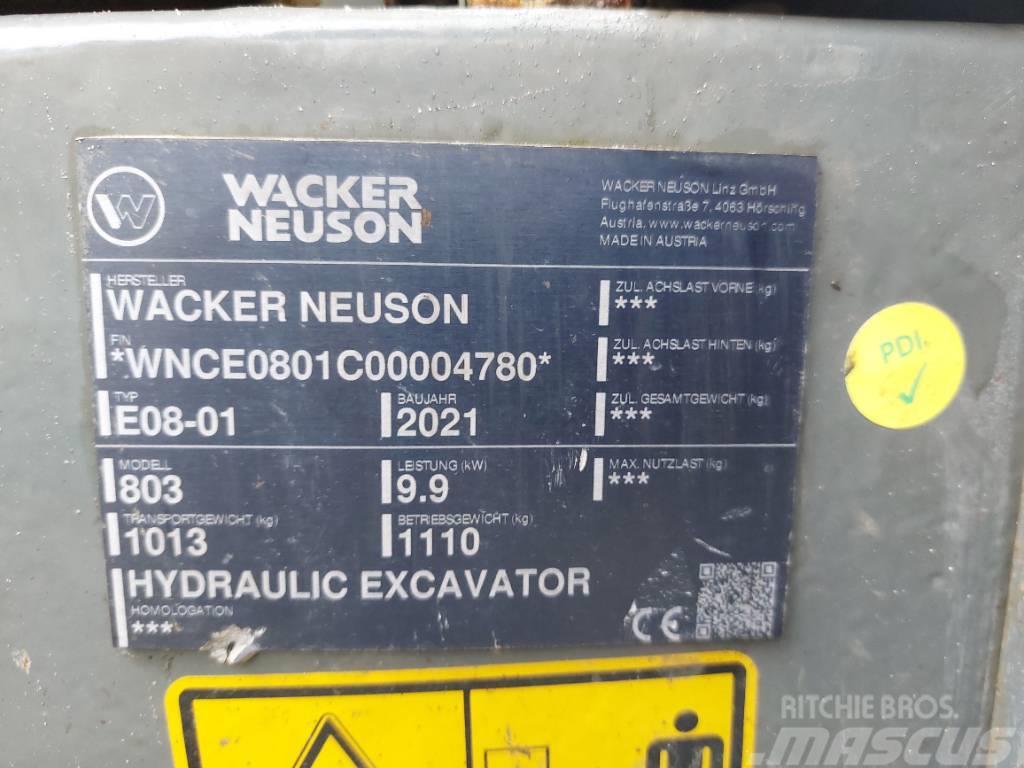 Wacker Neuson 803 Excavadoras sobre orugas