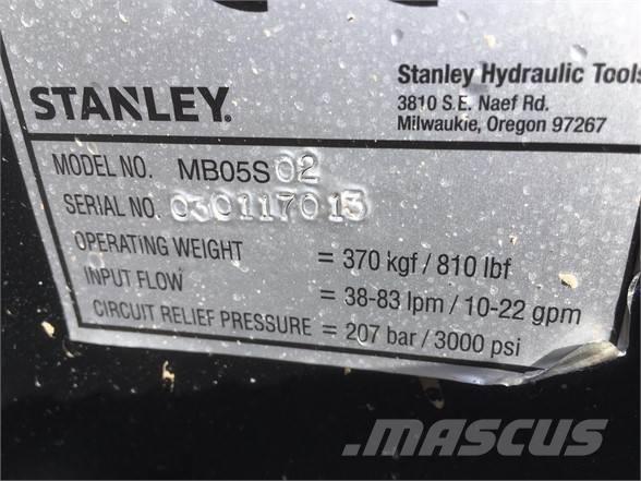 Stanley MB05S02 Martillos hidráulicos