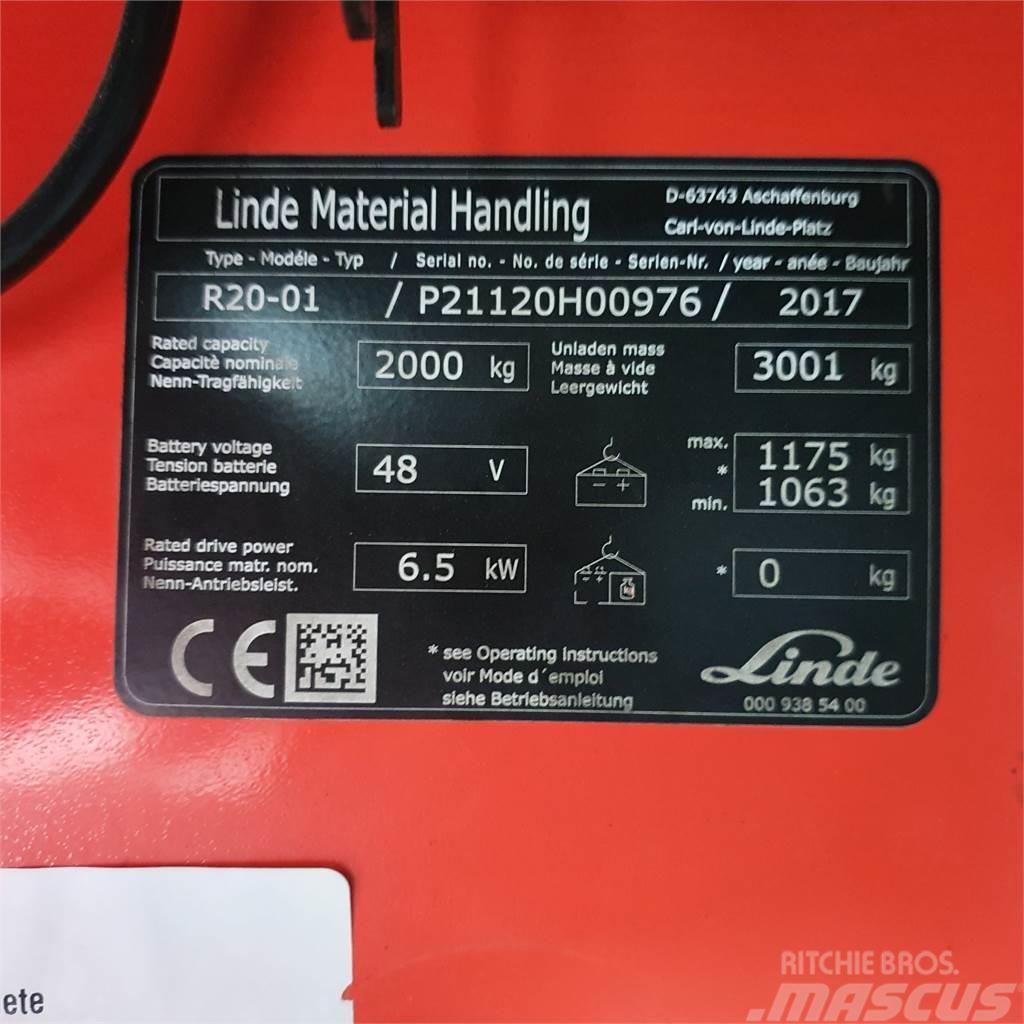 Linde R20 Montacargas de alcance de gran altura