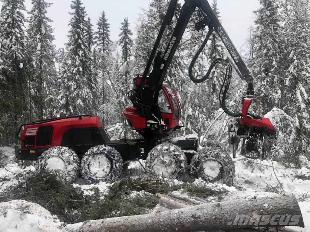 Komatsu 931XC Cosechadoras