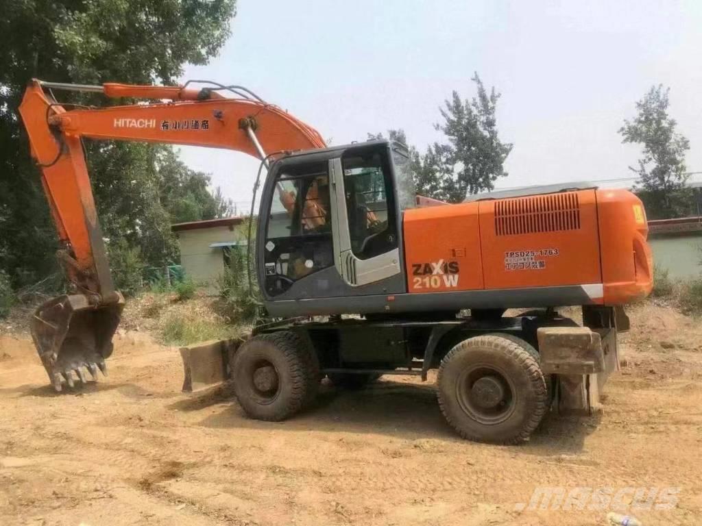 Hitachi 210w Excavadoras de ruedas