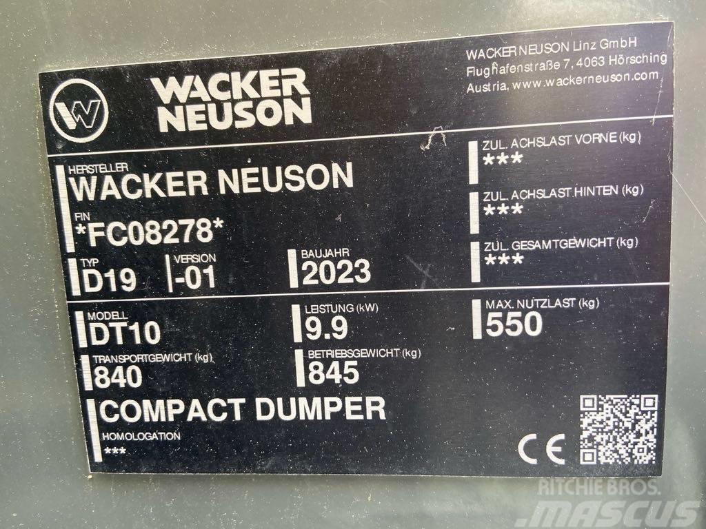 Wacker Neuson DT10 Camiones de volteo sobre orugas