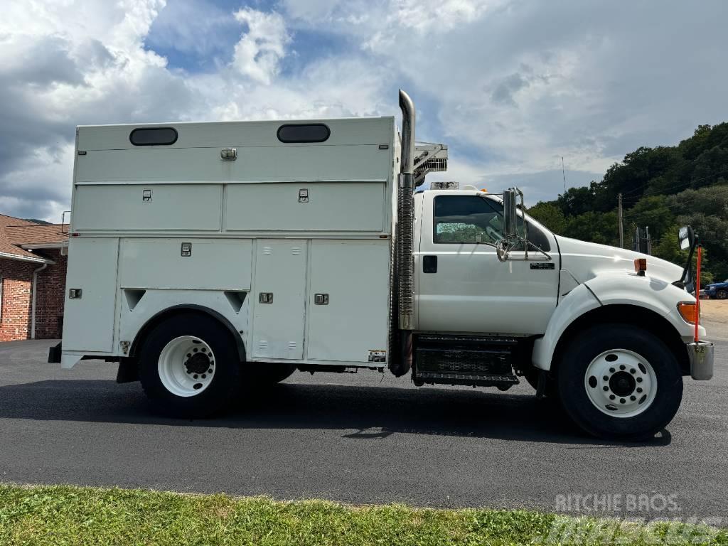 Ford F 650 Caja abierta/laterales abatibles