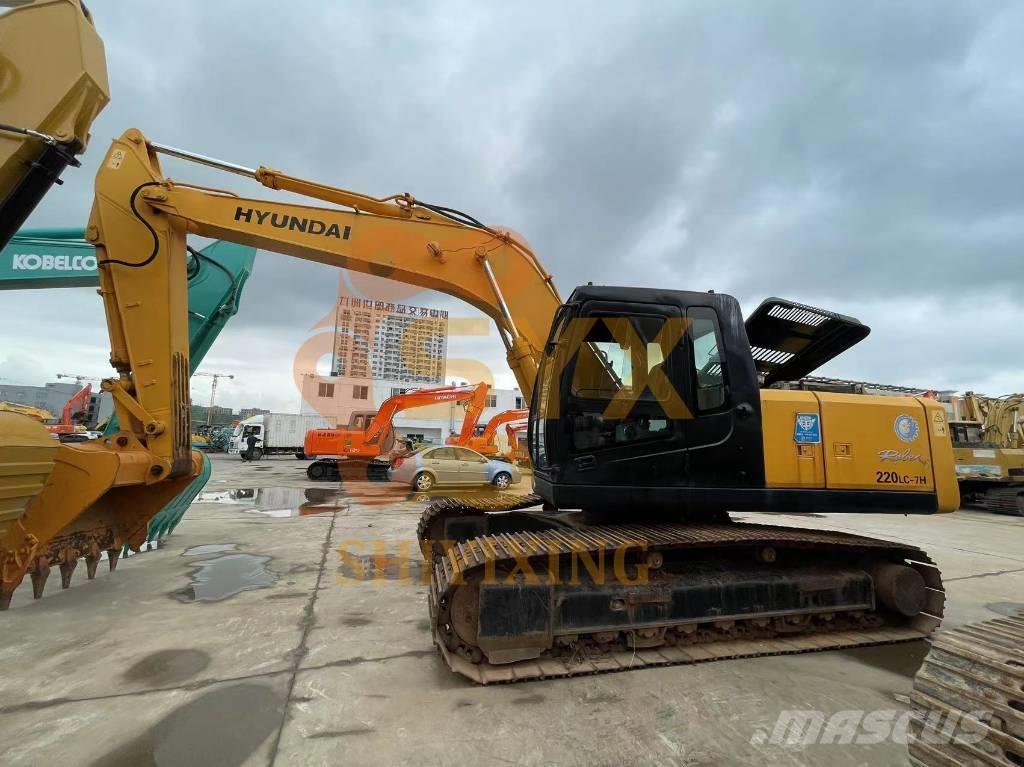 Hyundai 225 Excavadoras sobre orugas