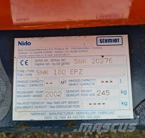 Nido SNK180 EPZ Hojas y cuñas quitanieves