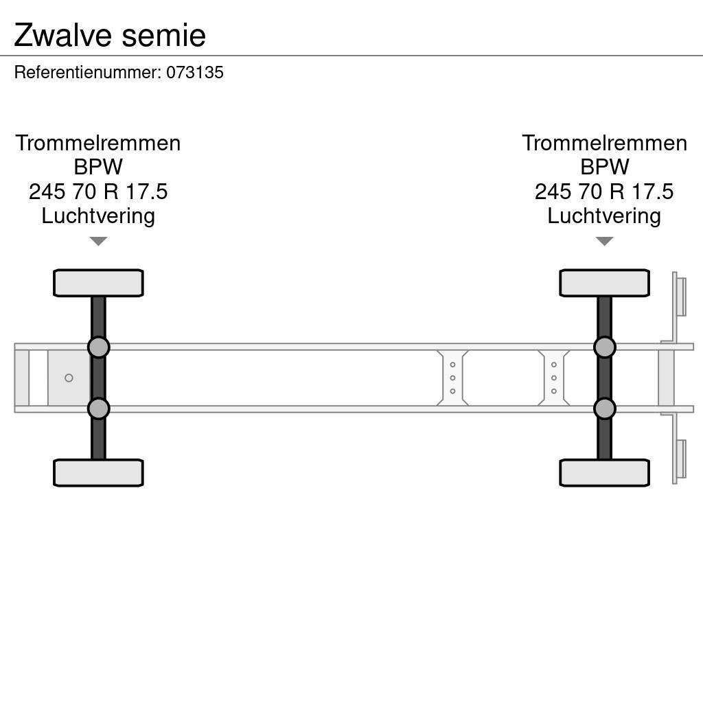 Zwalve semie Semirremolques de plataformas planas/laterales abatibles