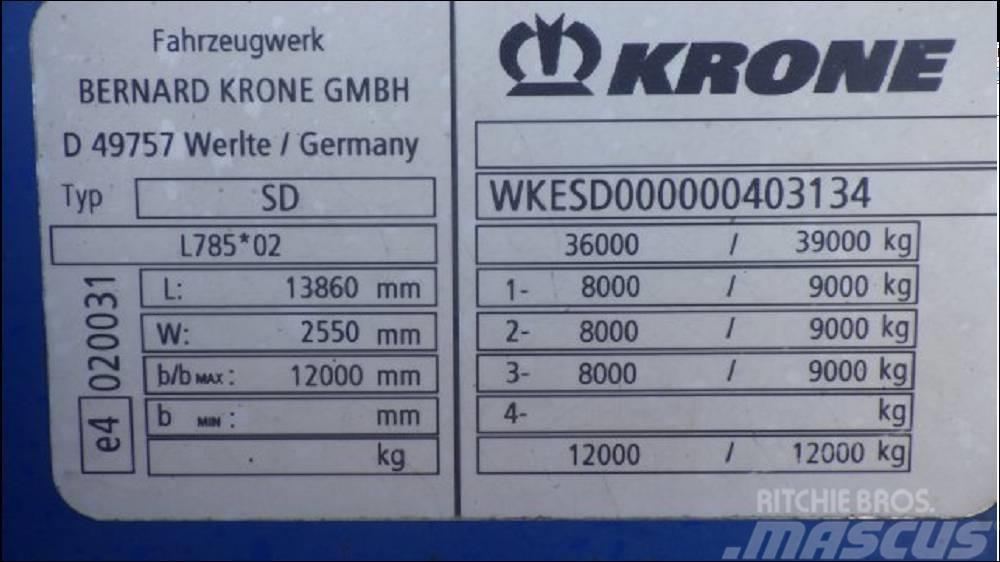 Krone SD Semirremolques de carrocería de cajas