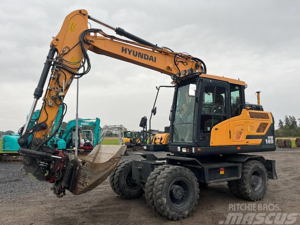 Hyundai HW 140 Excavadoras de ruedas