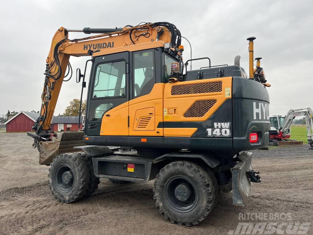 Hyundai HW 140 Excavadoras de ruedas