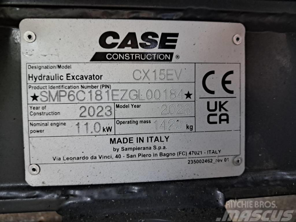 CASE CX15EV Miniexcavadoras