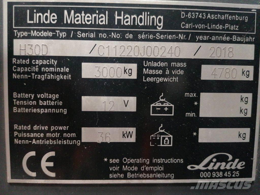 Linde H30D Camiones diesel