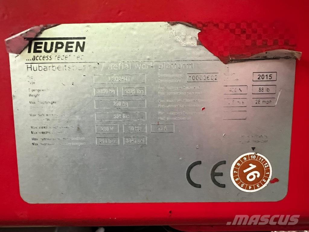 Teupen LEO 24GT Plataformas con brazo de elevación manual