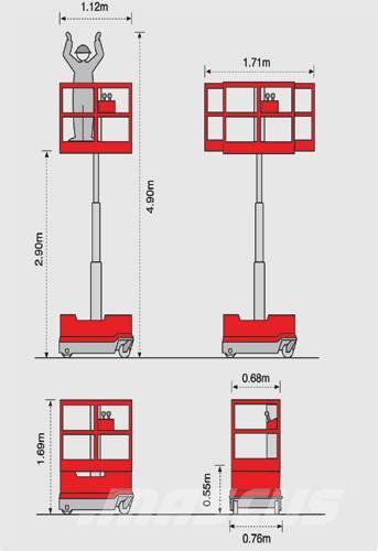 Bravi Bertram Mini Otras plataformas elevadoras