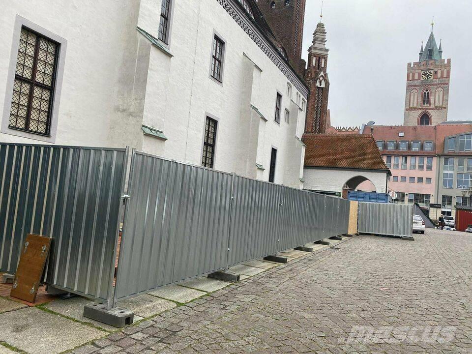  Sichtschutzzaun Mobilzaun Trapezblech 2,9x2,0m Otros