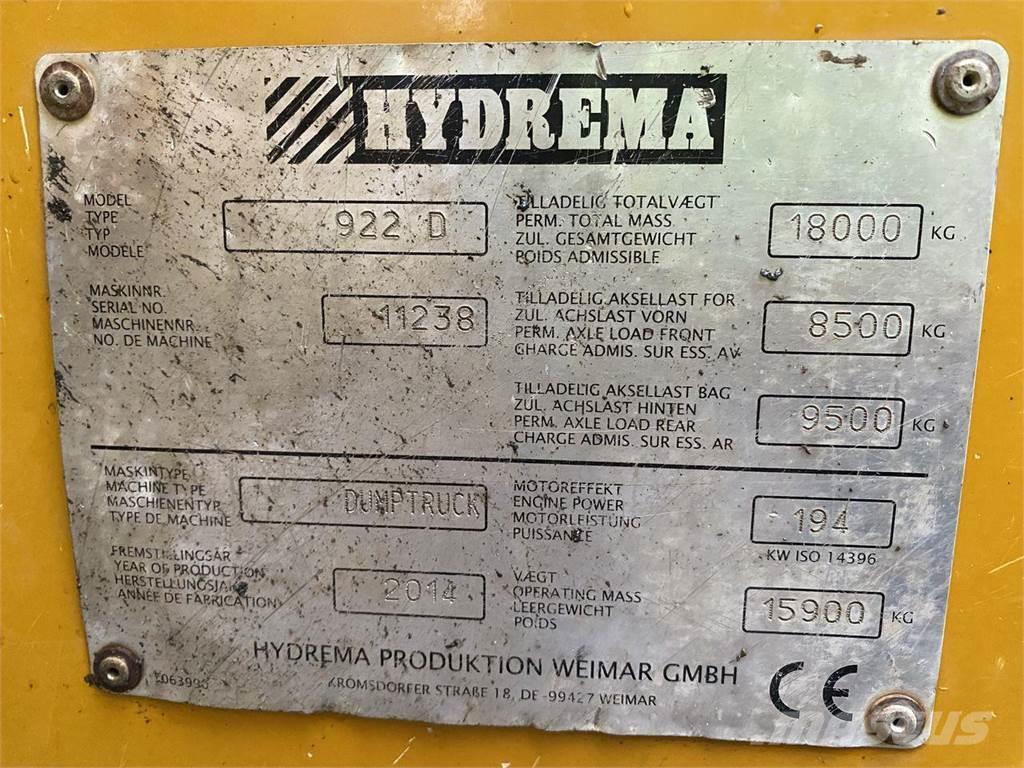 Hydrema 922C Vehículos compactos de volteo