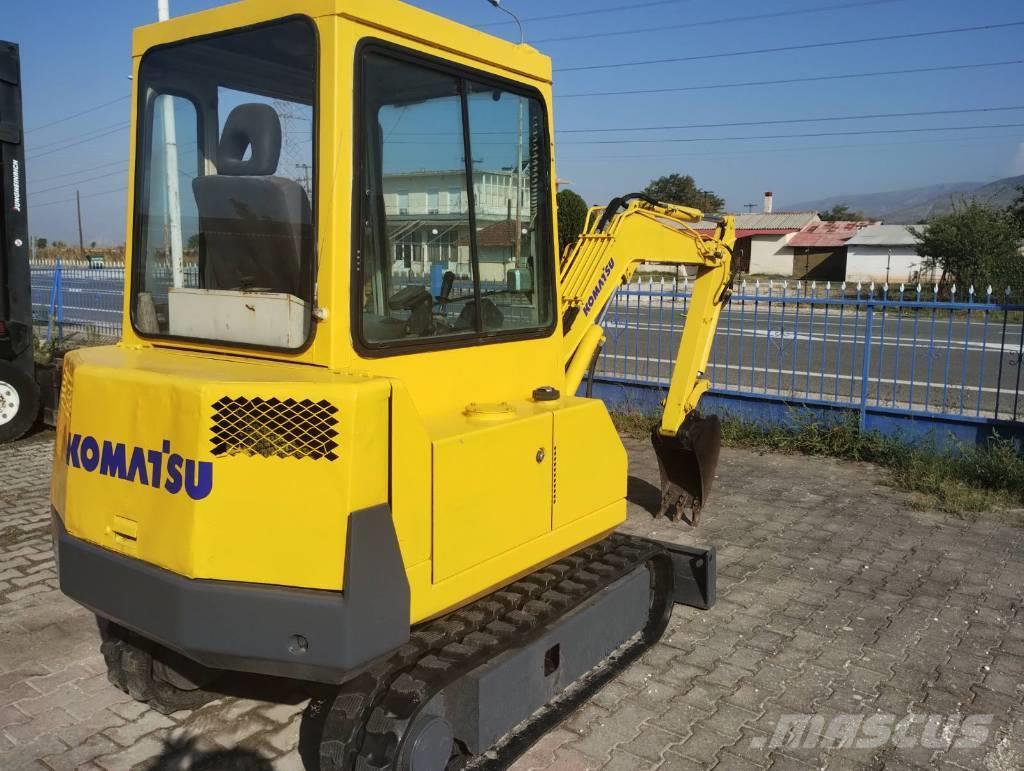 Komatsu PC 10 Excavadoras sobre orugas