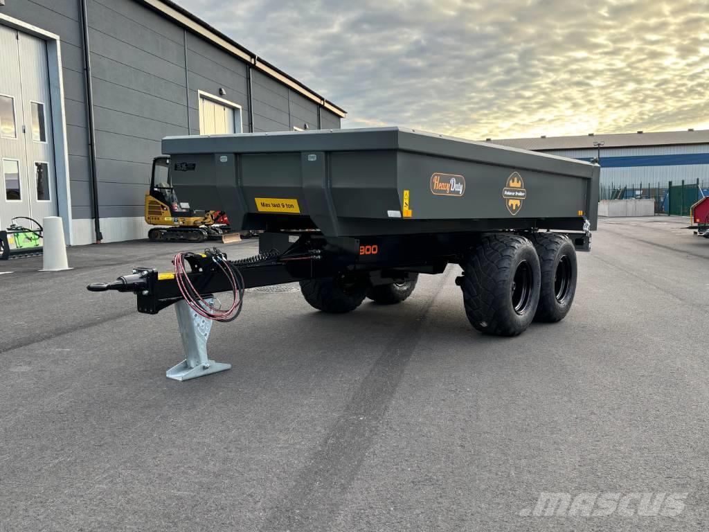 Palmse Trailer Entreprenaddumper D900XHD 9 TON Remolques con caja de volteo