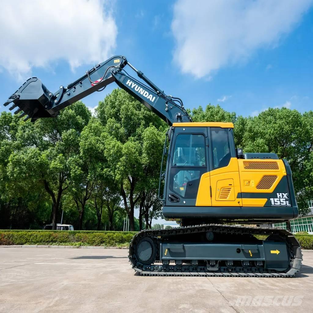 Hyundai HX155 Excavadoras sobre orugas