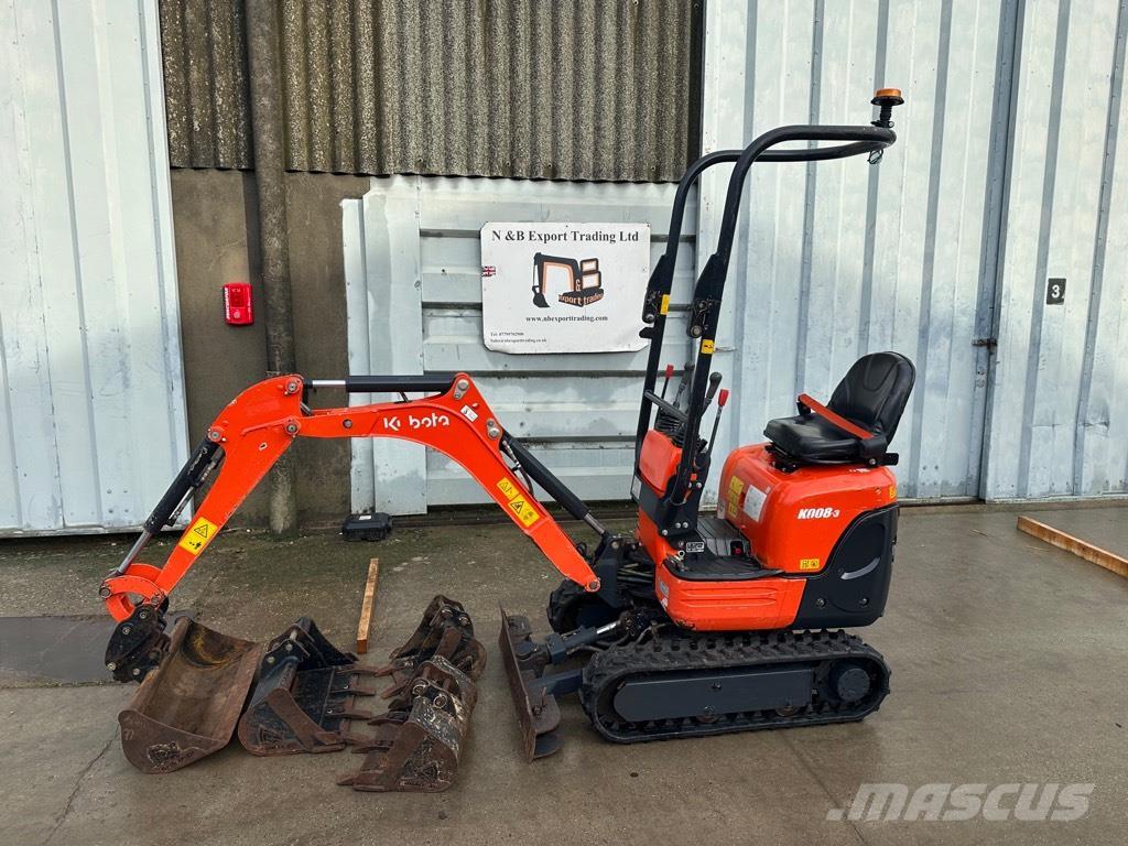 Kubota K 008 Miniexcavadoras