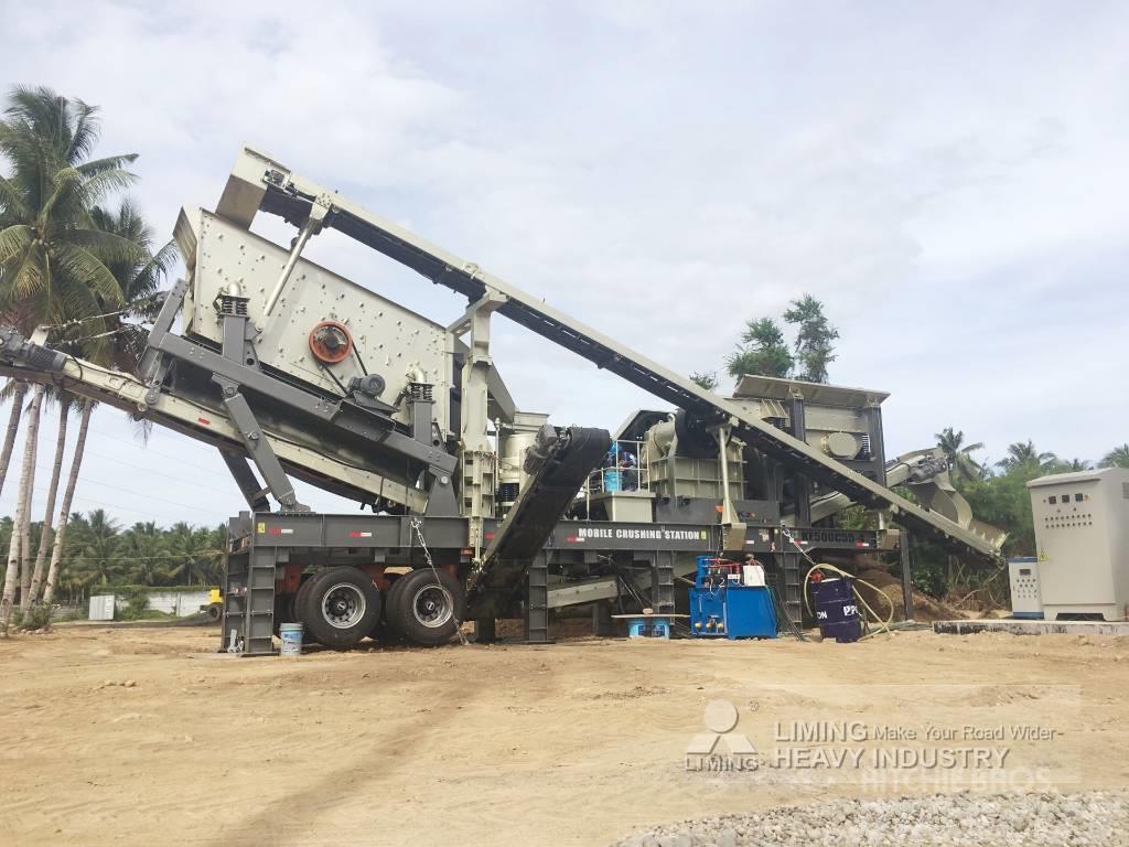 Liming Y3S23G93E46Y55B Portable Mobile Jaw&Cone Crusher Trituradoras móviles