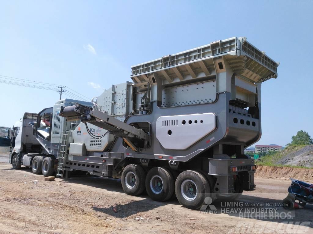 Liming Y3S23G93E46Y55B Portable Mobile Jaw&Cone Crusher Trituradoras móviles