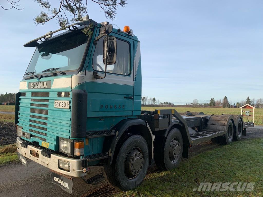 Scania 112 H Forest machine transport trucks