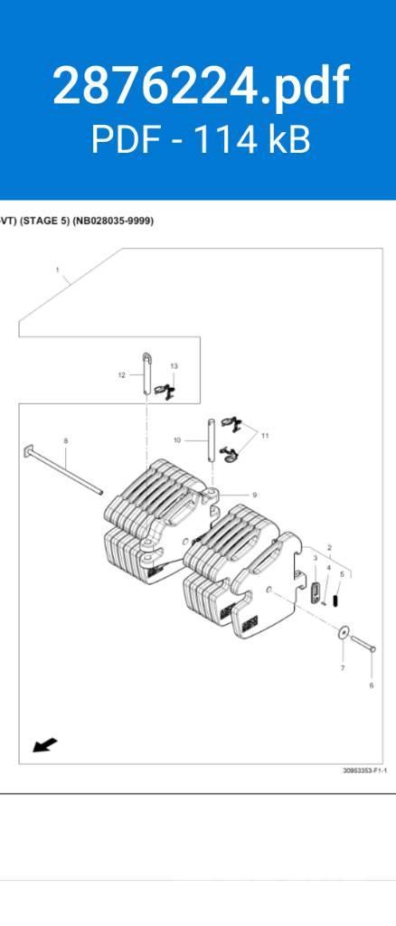 Massey Ferguson ACP0665940 Contrapeso delantero