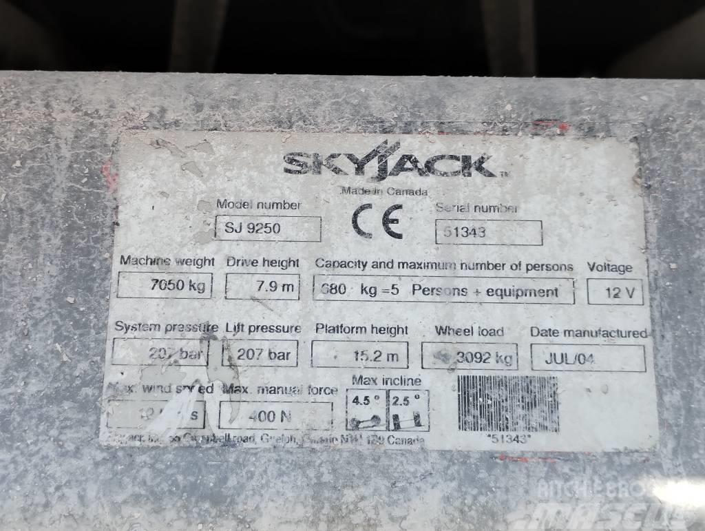 SkyJack SJ 9250 Plataformas tijera