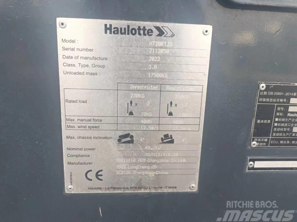 Haulotte HT28RTJO Plataformas con brazo de elevación telescópico